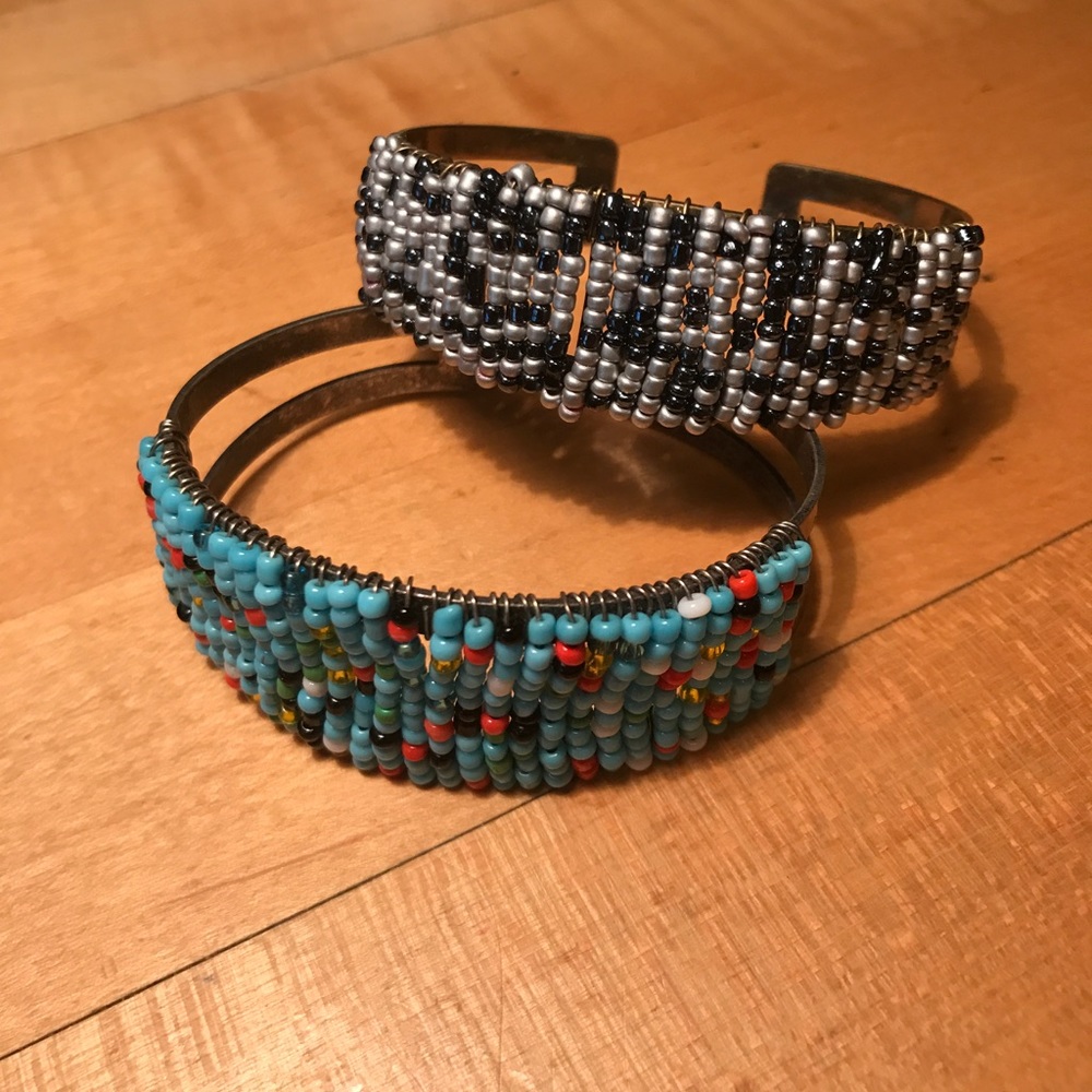 Beaded bracelet. Bundle of 2.